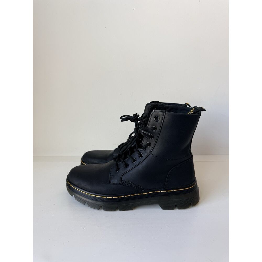 Doc Martens Boots Womens 9 Black 1460 Leather Combat Ankle Lace Up Mens 8 EU 41